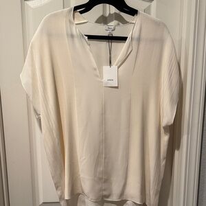 Vince Women's Elegant Cream Blouse